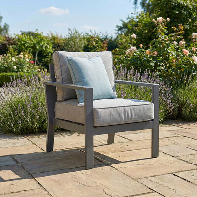 Maze - Montreal Aluminium Garden Armchair - Cool Linen product image