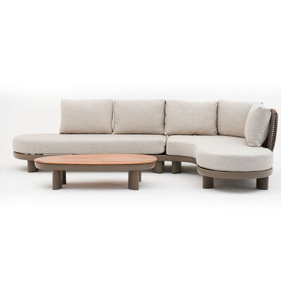 Maze - Sicily Rope Weave Curve Corner Sofa Set product image