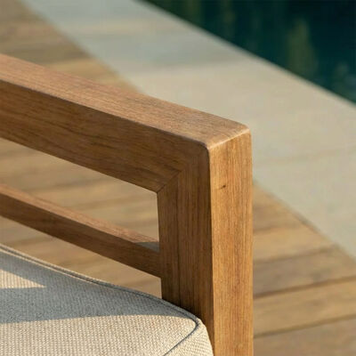 New York Armchair - Wood Effect