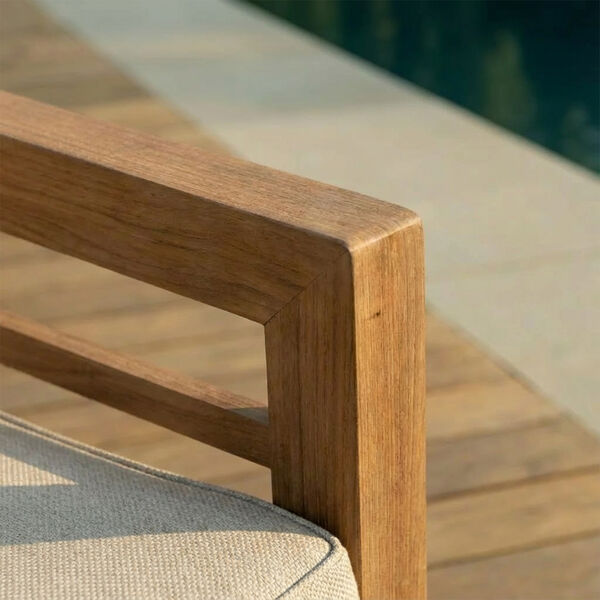 New York Armchair - Wood Effect