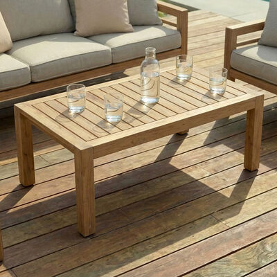 New York 3 Seat Sofa Set - Wood Effect