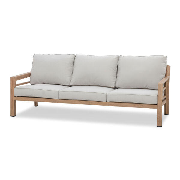 New York 3 Seat Sofa Set - Wood Effect