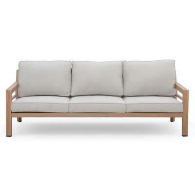 New York 3 Seat Sofa Set - Wood Effect