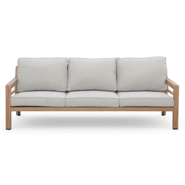 New York 3 Seat Sofa Set - Wood Effect