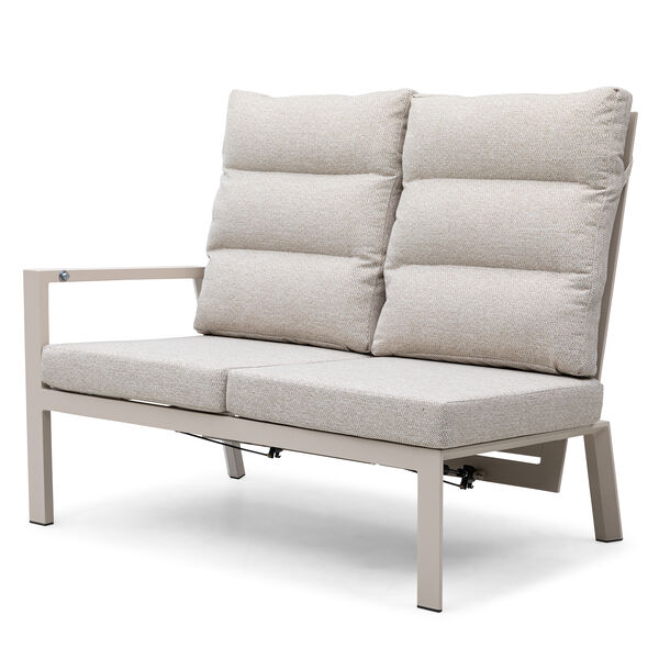 Valencia Reclining Corner Dining Set with Rising Table - Latte