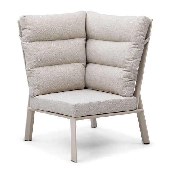 Valencia Reclining Corner Dining Set with Rising Table - Latte