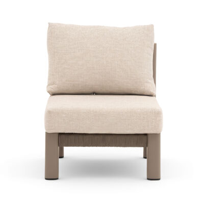 Sicily Middle Section - Café Frame-Latte Cushion