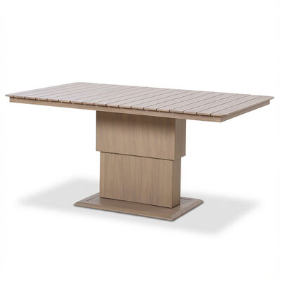 Havana 3 Seat Sofa Set With Rising Table - Natural Linen
