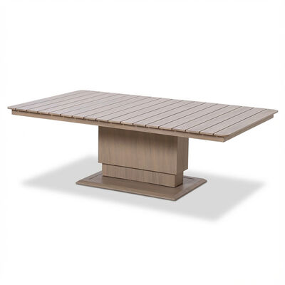 Havana 3 Seat Sofa Set With Rising Table - Natural Linen