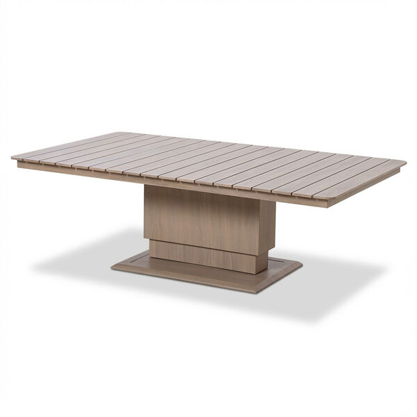 Havana 3 Seat Sofa Set With Rising Table - Natural Linen