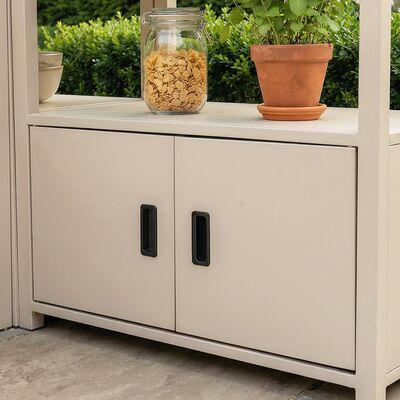 Sicily 3pc Outdoor Kitchen  with Sintered Top - Latte