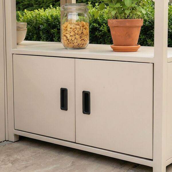 Sicily 3pc Outdoor Kitchen  with Sintered Top - Latte