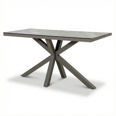 Monaco 6 Seat Low Bar Table - Cool Linen