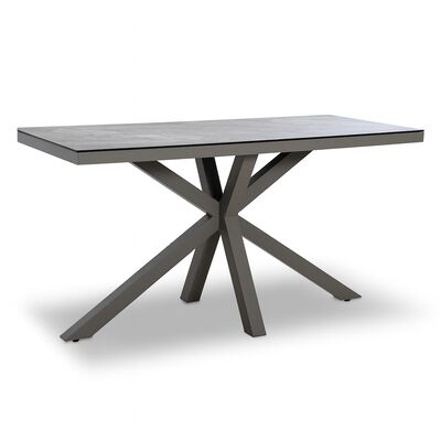 Monaco 6 Seat Low Bar Table - Cool Linen