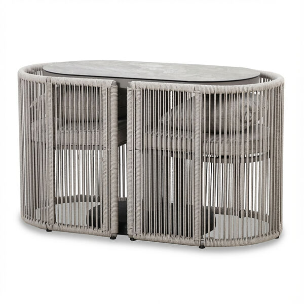 Monaco Bistro Set - Cool Linen