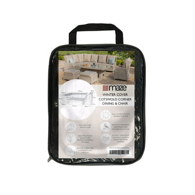 Maze - Cotswold Reclining Corner Dining Set - Garden Furniture Cover product image