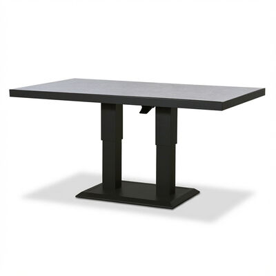 Monaco Rectangular Corner Dining Set with Rising Table - Ivy Green