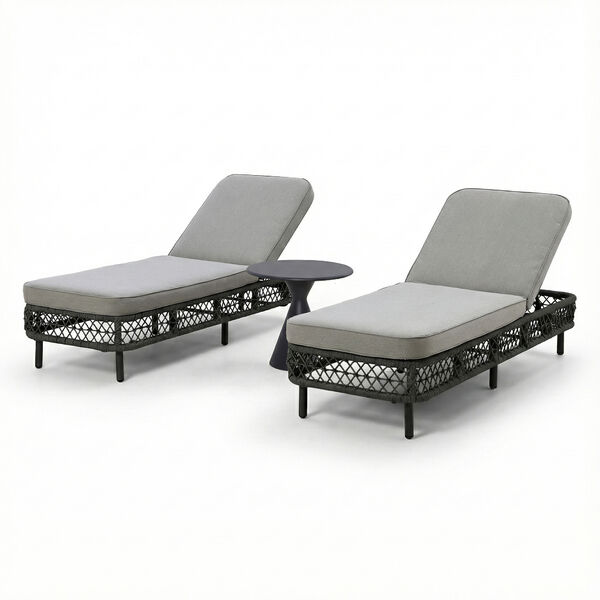 Monaco 3pc Sunlounger Set - Ivy Green