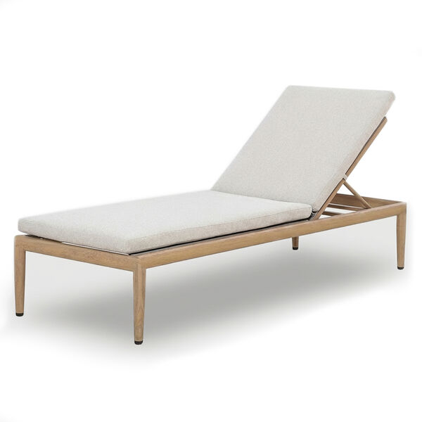 Burford Sunlounger Set with Side Table and SeasonSure Cushions-  Almond