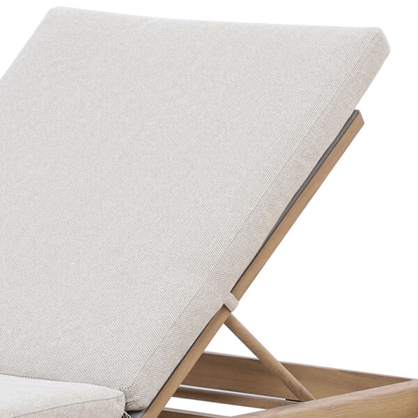 Burford Sunlounger Set with Side Table and SeasonSure Cushions-  Almond