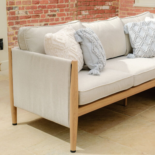 Burford Small Corner Sofa Set - With SeasonSure Cushions - Almond