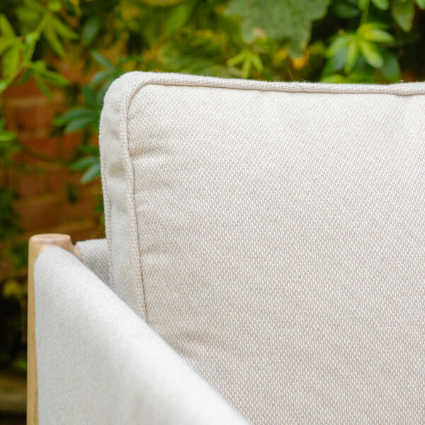 Burford Small Corner Sofa Set  with Arm Chair and SeasonSure Cushions - Almond