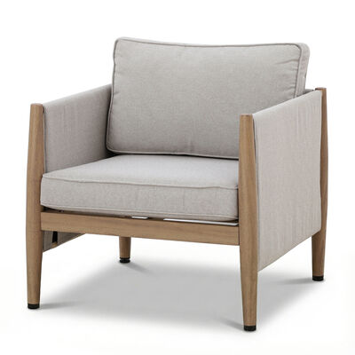 Burford Large Corner Sofa Set with Arm Chair and  SeasonSure Cushions - Almond