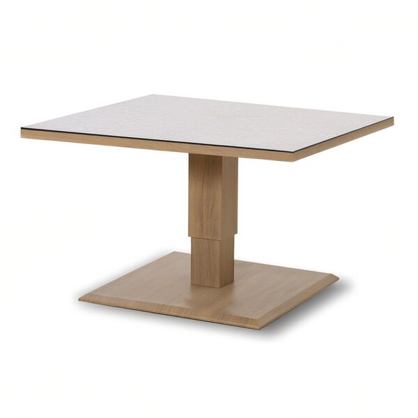 Burford Small Corner Dining Set With Rising Table - with SeasonSure Cushions - Almond