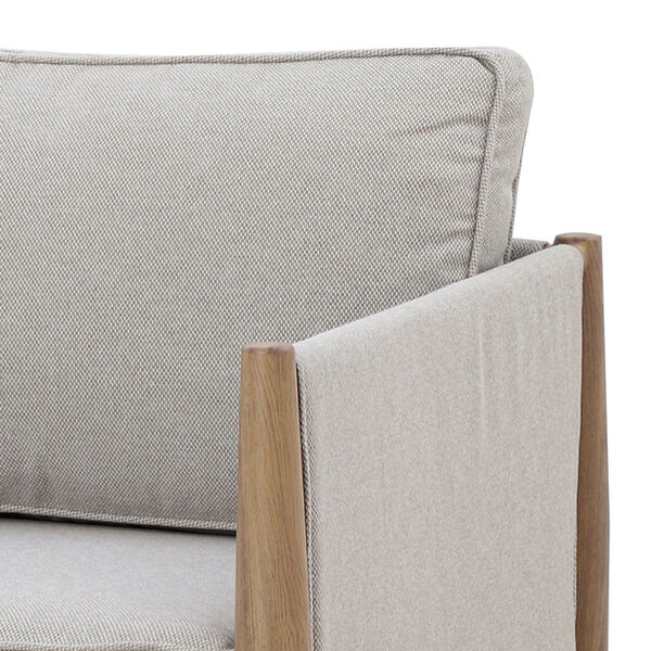 Burford 3 Seat Sofa  Dining Set With Rising Table - with  SeasonSure Cushions - Almond