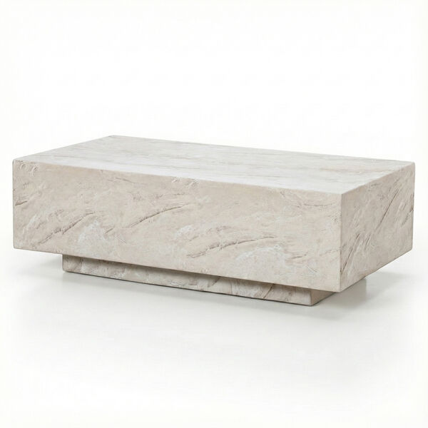 Burford 3 Seat Sofa Set with  Rectangular Sintered Stone Table - Almond