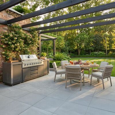 Maze Ember Linear Outdoor Kitchen With Gas BBQ & Cupboards