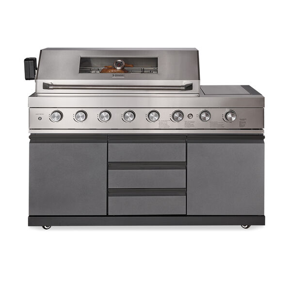 Maze Ember Outdoor Kitchen Corner Gas BBQ with Sink and Fridge