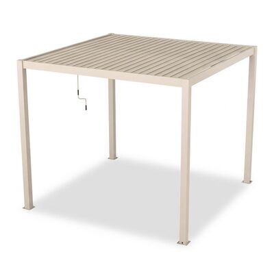 Jupiter Pergola Aluminium Rectangular 30x30 - Frame Only - Latte