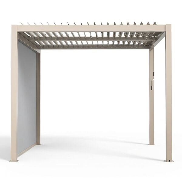 Jupiter Pergola Aluminium Rectangular 30x30 - Frame Only - Latte