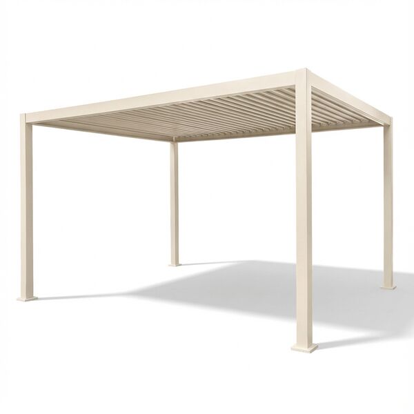 Jupiter Pergola Aluminium Rectangular 30x40 - Frame Only - Latte