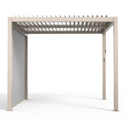 Jupiter Pergola - Zip Blind For 3m Side - Latte