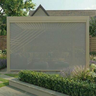 Jupiter Pergola - Zip Blind For 4m Side - Latte