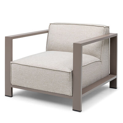 Ibiza 3 Seat Sofa Set With Square Coffee Table - Latte