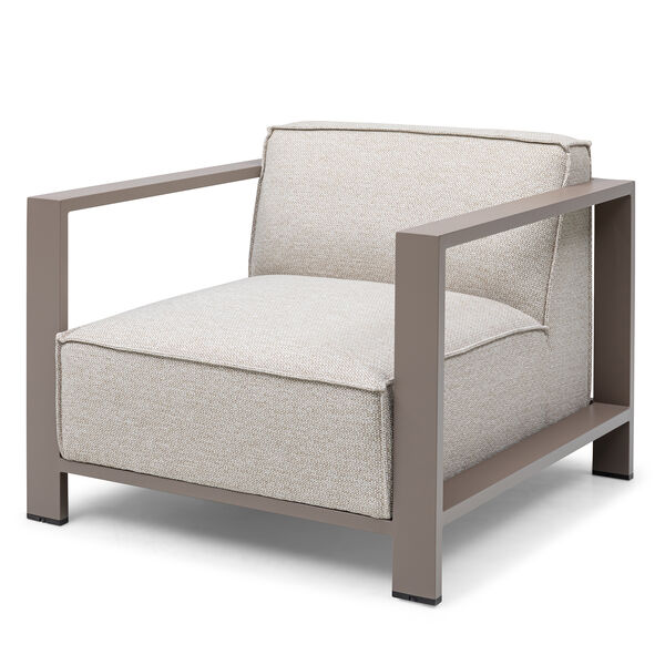 Ibiza 3 Seat Sofa Set With Square Coffee Table - Latte