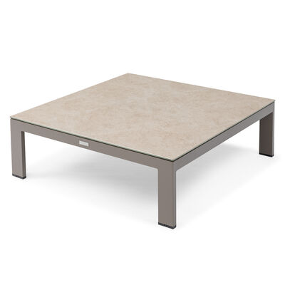 Ibiza U Shape Sofa Set With Square Coffee Table - Latte