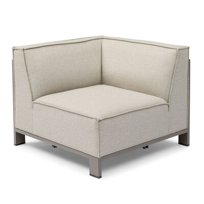 Ibiza U Shape Sofa Set With Square Coffee Table - Latte