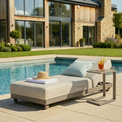 Ibiza Sunlounger - Latte