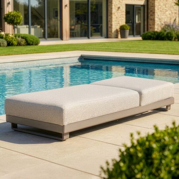 Ibiza Sunlounger - Latte