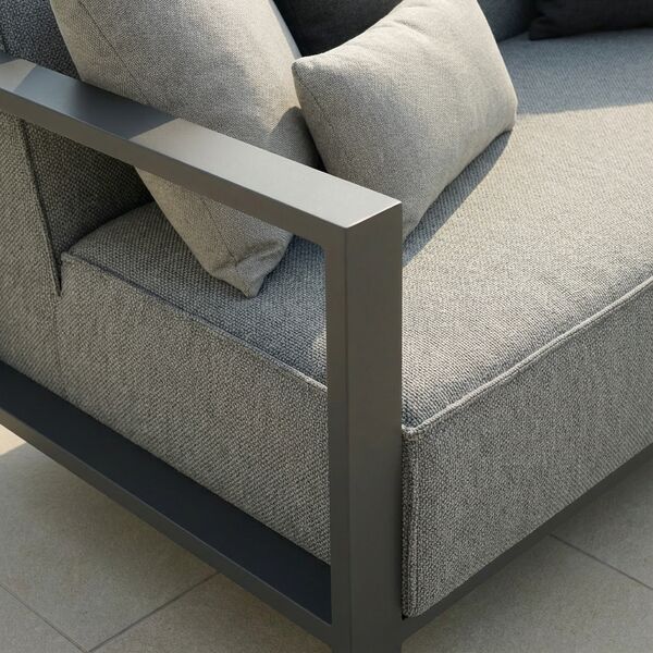 Ibiza 2 Seat Sofa / Zinc Grey