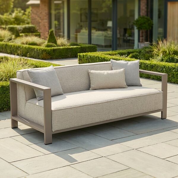 Ibiza 2 Seat Sofa - Latte