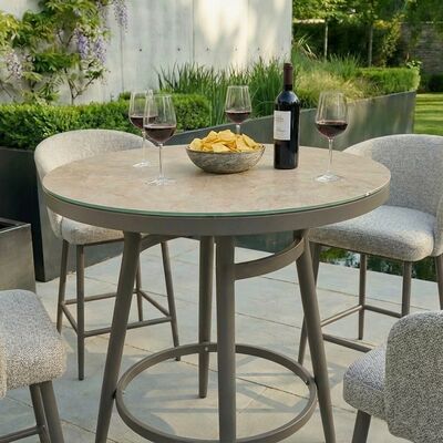 Zen 4 Seat Small Bar Set - Latte