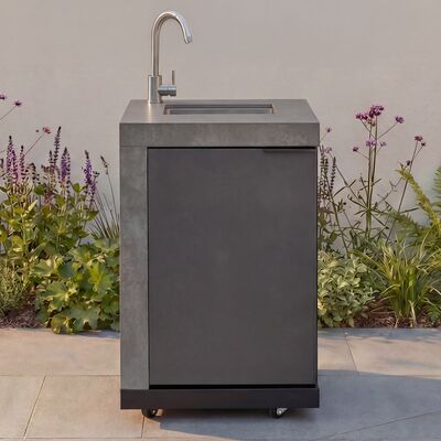 Maze Ember Outdoor Kitchen Left Hand Sink Modular Unit
