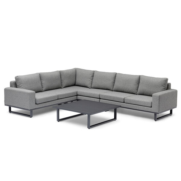 Ethos Large Corner Sofa Group - Zinc Grey