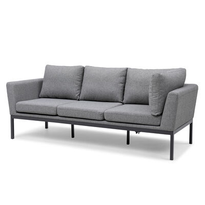 Pulse Rectangular Corner Dining Set with Rising Table - Zinc Grey