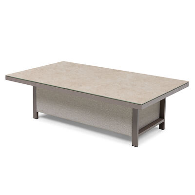 Pulse 3 Seat Sofa Set with Rising Table - Latte